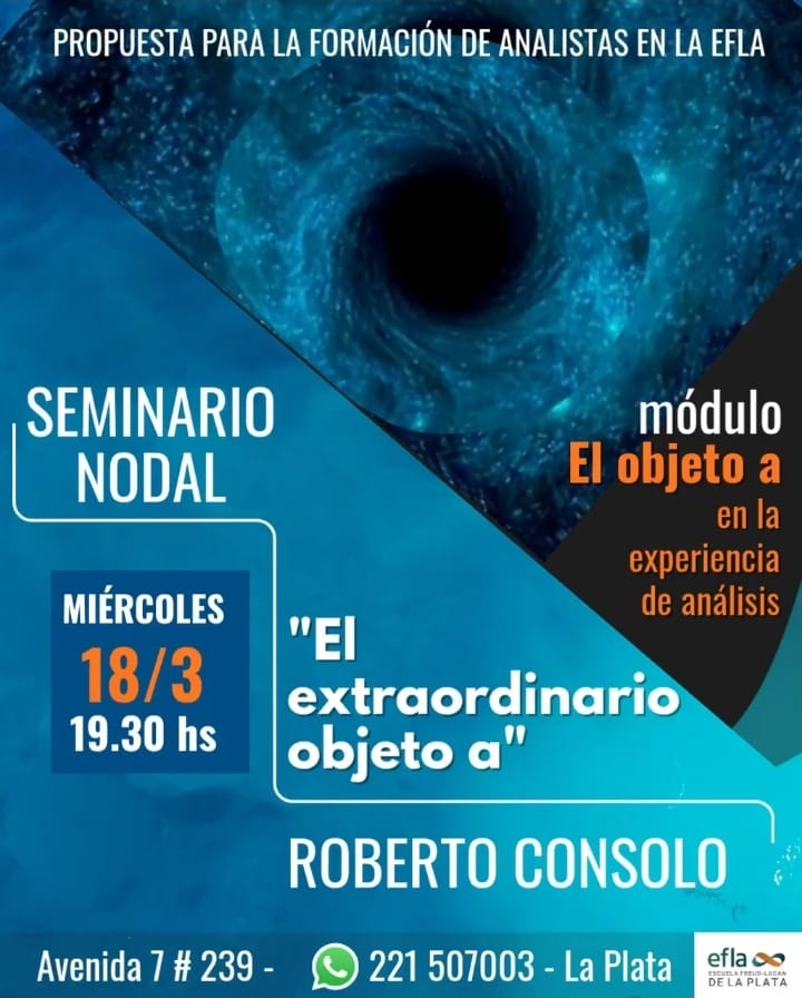 Flyer El extraordinario objeto a